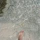 Elafonisi, stopa w wodzie :-)