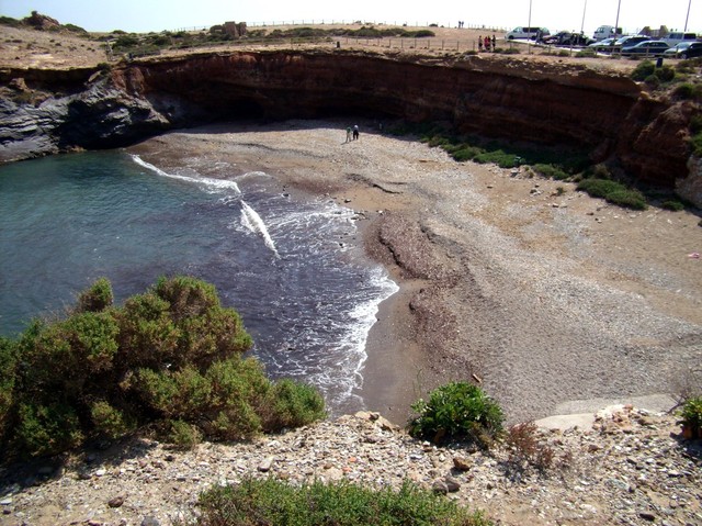 Plaża obok Faro de Cabo de Palos