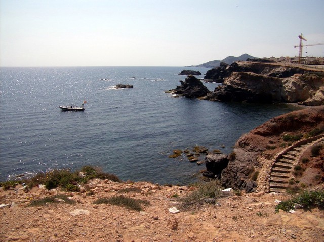 Wybrzeże od strony Faro de Cabo de Palos