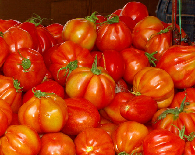 pomidory o przeróżnych kształtach