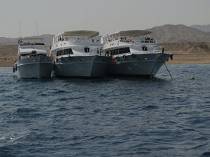 Egipt wyprawa do Ras Mohamed National Park - parking dla łodzi