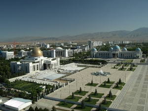 Widok na Ashgabat