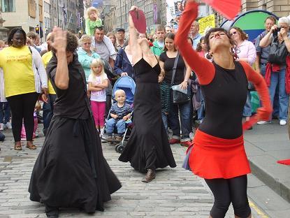 Flamenco tańczy hiszpański zespół baletowy