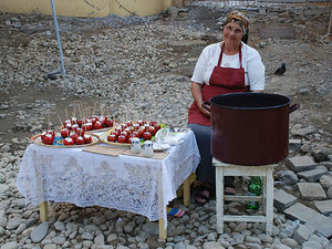 Sighisoara - jablka w karmelu