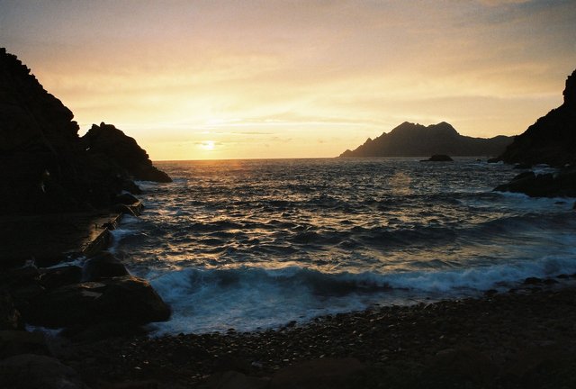 Zachód słońca - Korsyka
