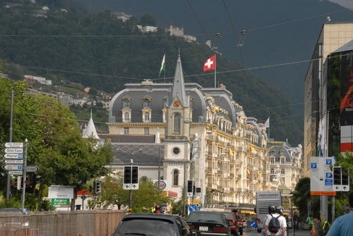 Hotel w Le Montreux (dawniej palac)