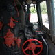 Parowozownia Kościerzyna - lokomotywa od strony maszynisty