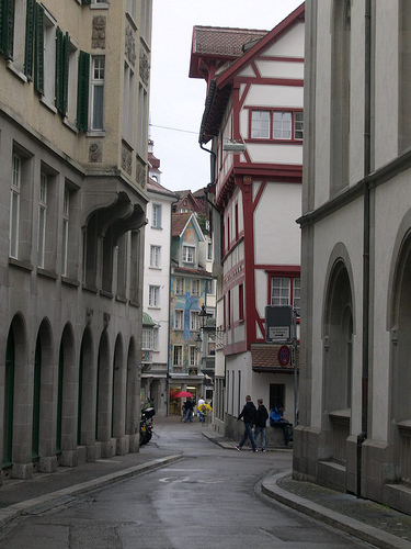 St Gallen urokliwa uliczka