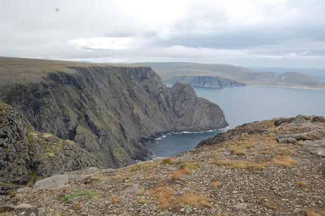 Nordkapp i widok na ocean