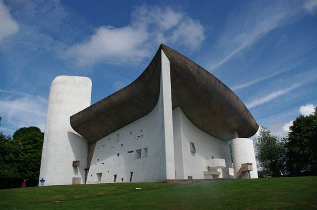 Le Corbusier – Kaplica Notre-Dame du Haut w Ronchamp