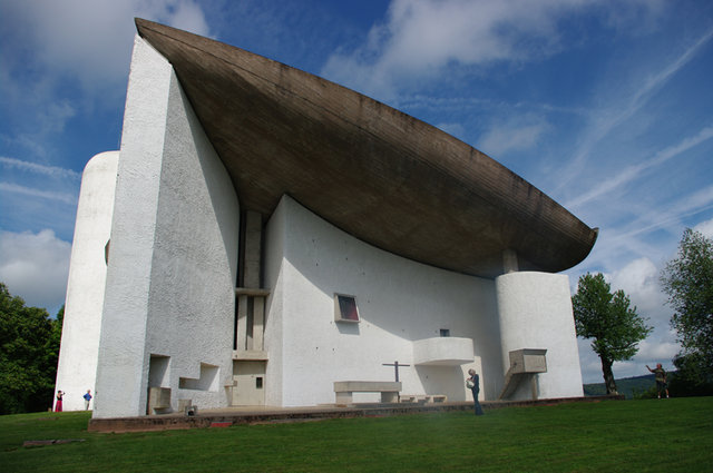 Le Corbusier – Kaplica Notre-Dame du Haut w Ronchamp