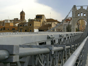 Amposta,most na rzece Ebro