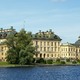 Drottningholm widok pałacu od strony jeziora
