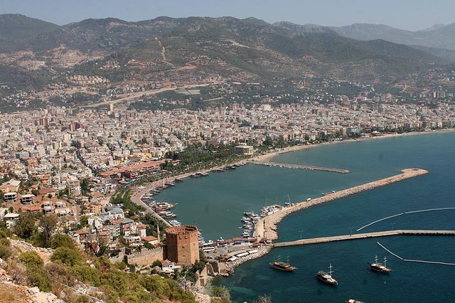 Alanya, zachodnie wybrzeże