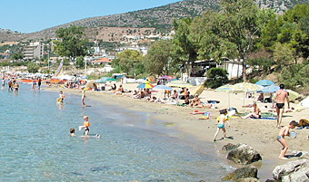 Plaża w Tolo na Peloponezie