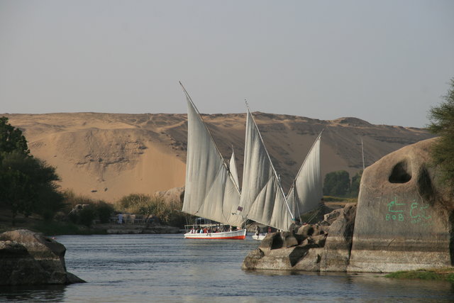 EGIPT,ASUAN NAD NILEM