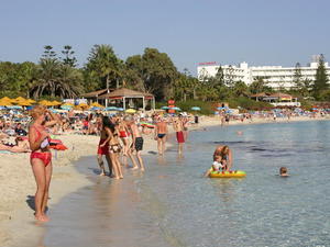 CYPR-AYIA NAPA-PIĘKNA PLAŻA