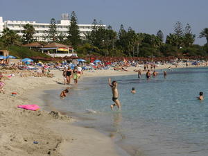 CYPR-AYIA NAPA-PIĘKNA PLAŻA