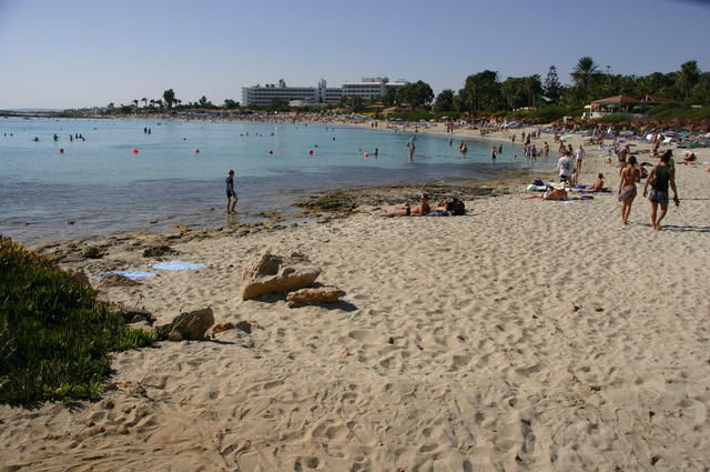 CYPR-AYIA NAPA-PIĘKNA PLAŻA