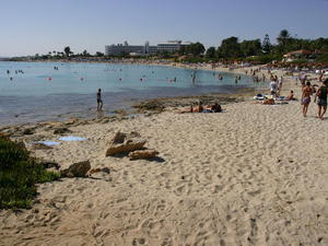 CYPR-AYIA NAPA-PIĘKNA PLAŻA