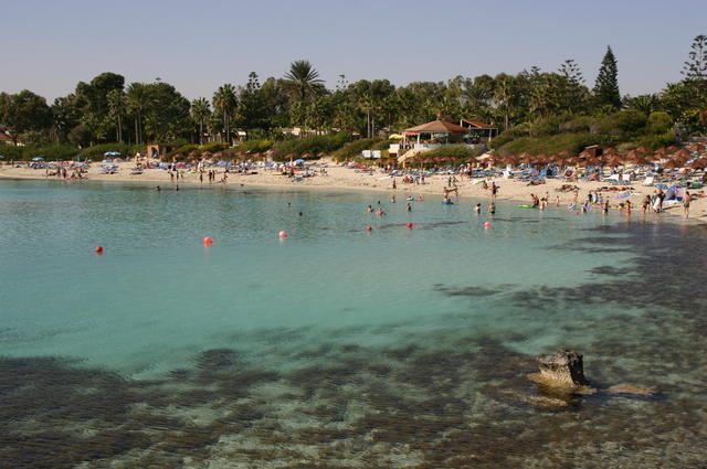 CYPR-AYIA NAPA-PIĘKNA PLAŻA