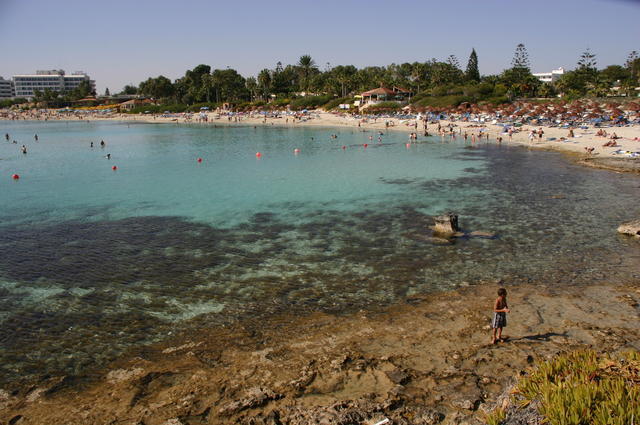CYPR-AYIA NAPA-PIĘKNA PLAŻA