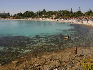 CYPR-AYIA NAPA-PIĘKNA PLAŻA