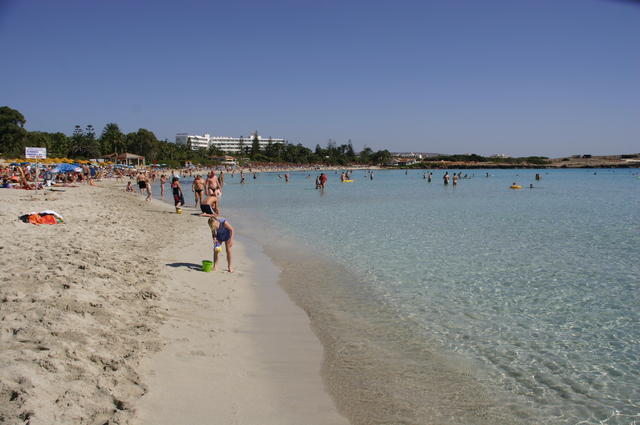 CYPR-AYIA NAPA-PIĘKNA PLAŻA