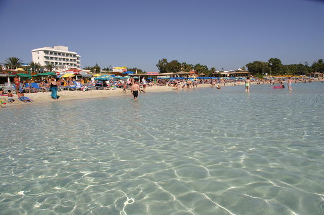 CYPR-AYIA NAPA-PIĘKNA PLAŻA
