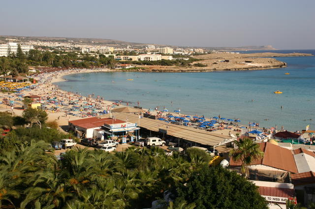 CYPR-AYIA NAPA-PIĘKNA PLAŻA