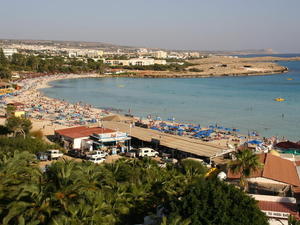 CYPR-AYIA NAPA-PIĘKNA PLAŻA