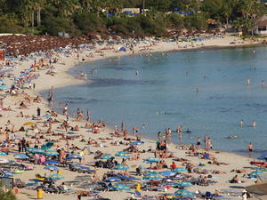 CYPR-AYIA NAPA-PIĘKNA PLAŻA