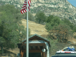 Wjazd do Sequoia National Park