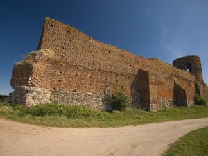 Ruiny zamku w Kole