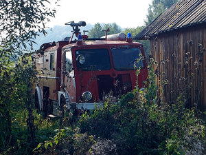 Szopa strażacka z Jaćmierza k. Sanoka