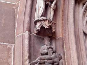 Fryburg Bryzgowijski katedra stworzenie Ewy z żebra Adama