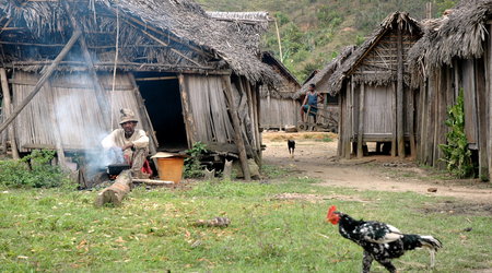 Wiejskie zycie na Madagaskarze...