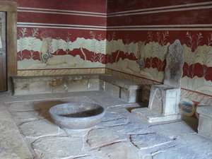 Knossos, sala tronowa