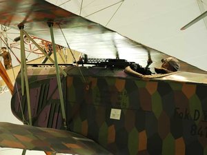 Fokker DVII I zbliżenie kabiny