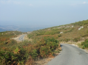 Sierra de Monchique - droga ze szczytu Foia