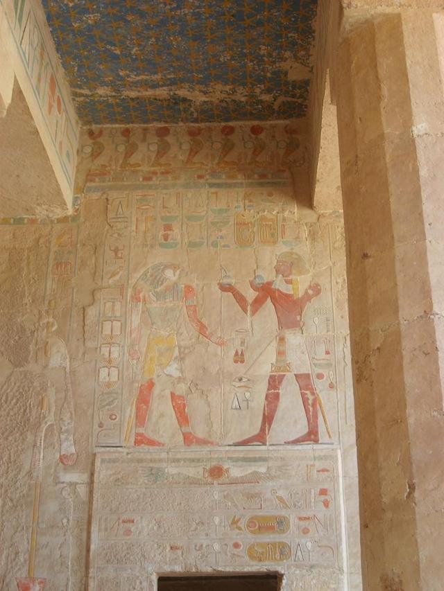 Fresk w świątyni Hatszepsut