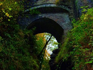 Trzy mosty w Devil's Bridge