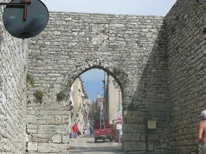 Antyczne Erice - brama do miasta - Porta Trapani