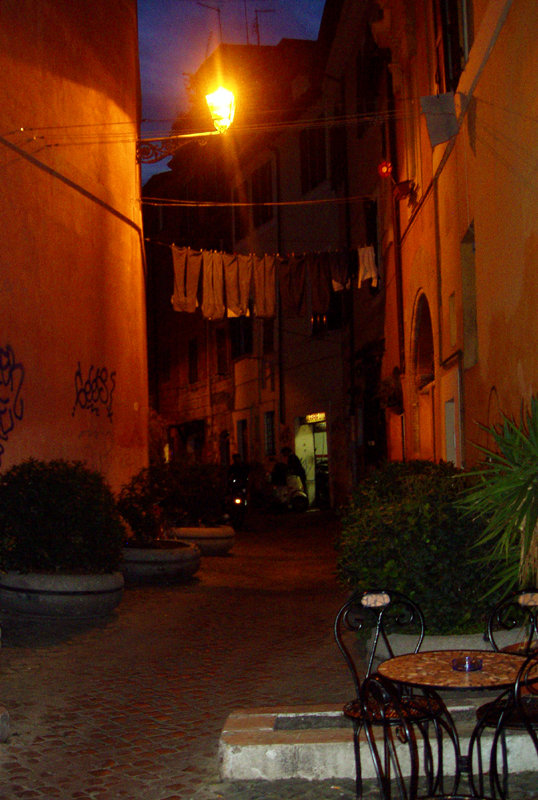 Rzym, atmosfera Trastevere