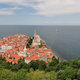 Piran widziany z murów nad miastem