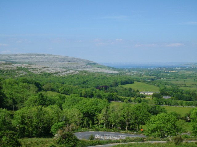 Burren widziane z przełęczy Corksrew Hill