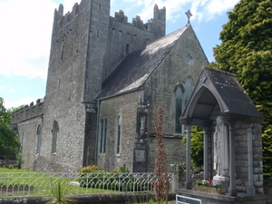 widok na były Trinitarian Abbey