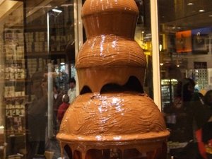 fontanna belgijskiej czekolady