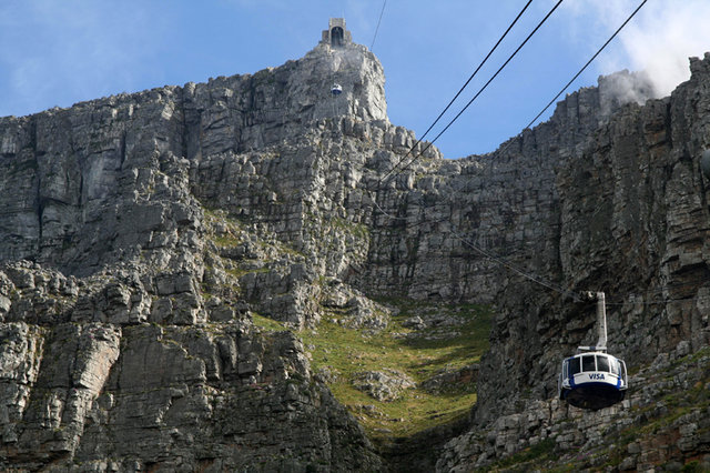 6  Cape Town, RPA,  kolejka linowa na Table mt