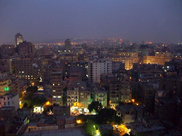 Kair nocą, Egipt